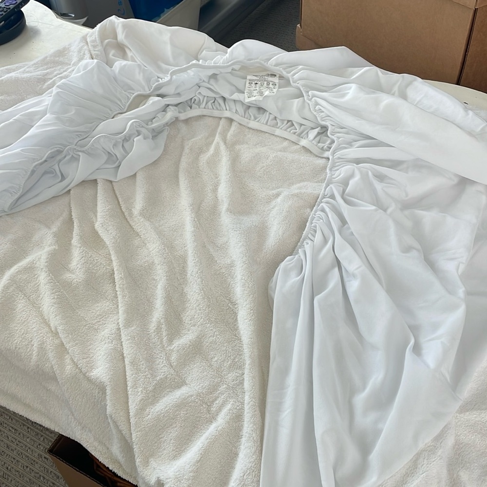 Protect A Bed full size premium fitted waterproof mattress protector.
